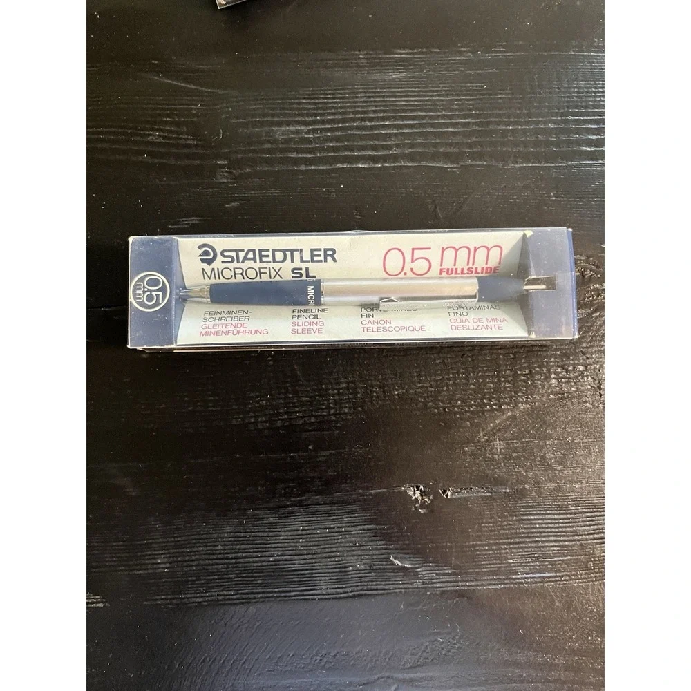 4 Staedtler 0.5 & 0.7 Mechanical Micro Pencils (1) 77210 (1) 772 15N (2) 775 07